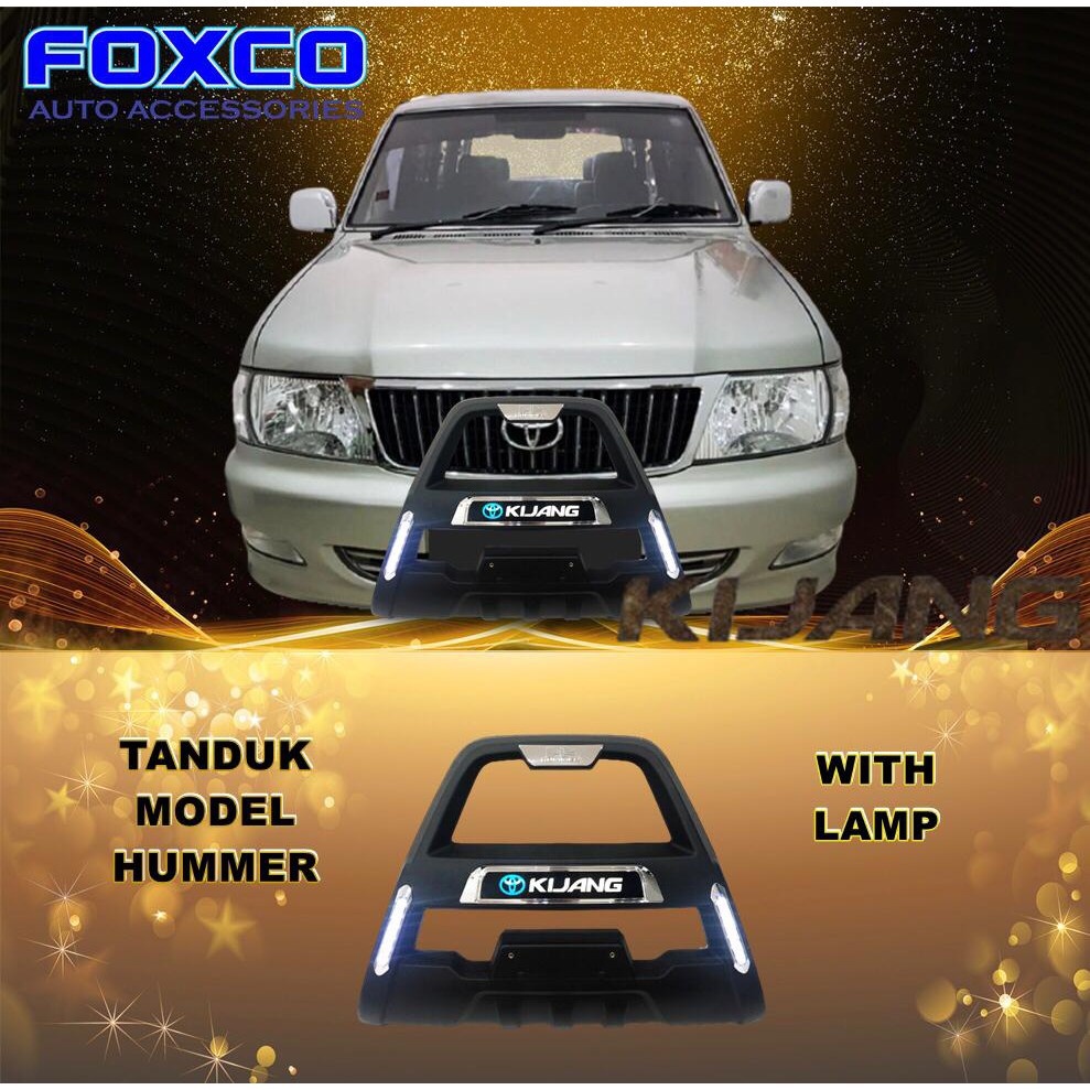 Jual FHU TOYOTA KIJANG KAPSUL TANDUK DEPAN MODEL HUMMER KIJANG KAPSUL