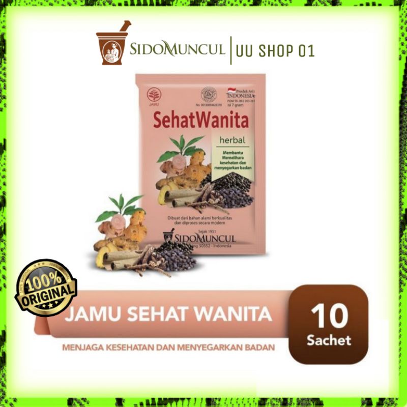 Jual Jamu Sehat Wanita Sidomuncul Isi 10 Sachet Shopee Indonesia