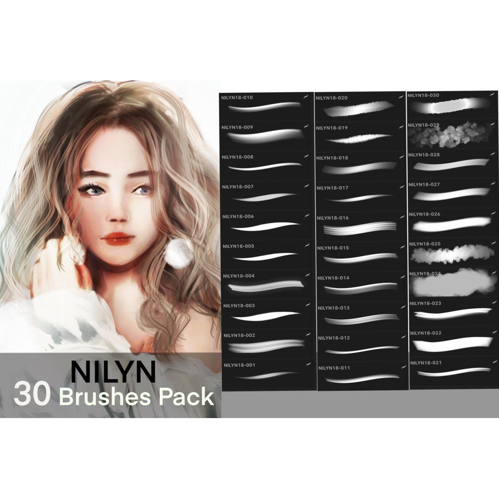 Jual Procreate Brush - 30 Pretty Often Brushes Pack | Shopee Indonesia
