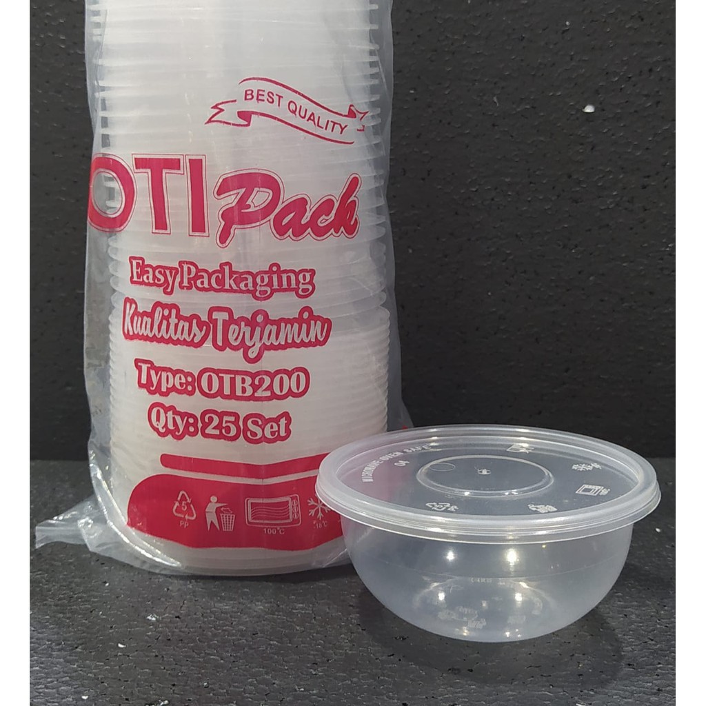 Jual Thinwall Bulat Ml Otipack Isi Set Shopee Indonesia