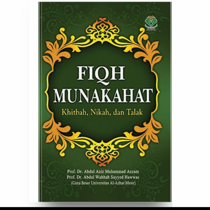 Jual Buku Fiqh Munakahat Kithah Nikah Dan Talak Abdul Aziz Muhammad