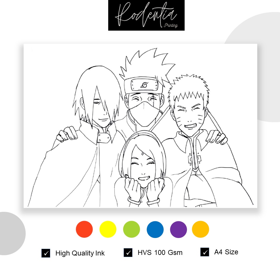 Kakashi Icon di 2023  Sketsa anime, Sketsa