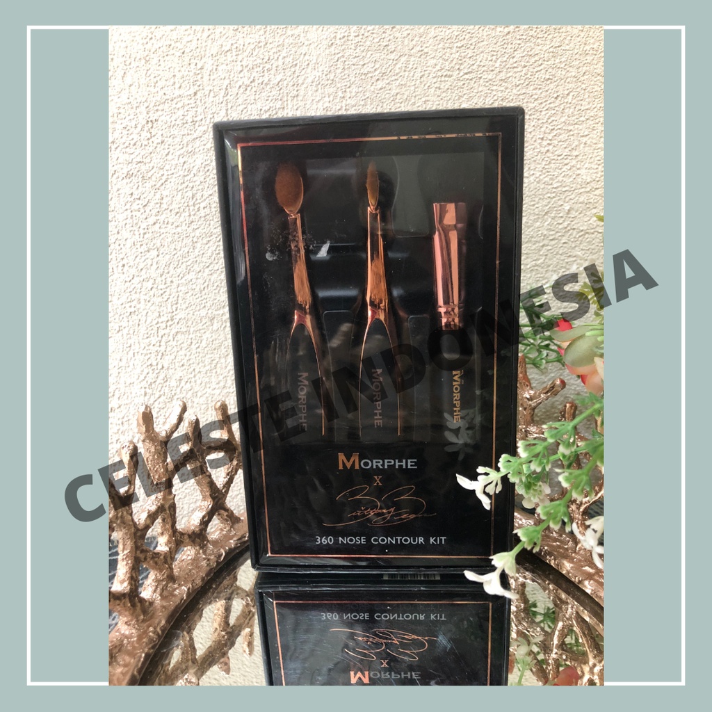 Jual Morphe 360 Nose Contour Kit Brushes Shopee Indonesia