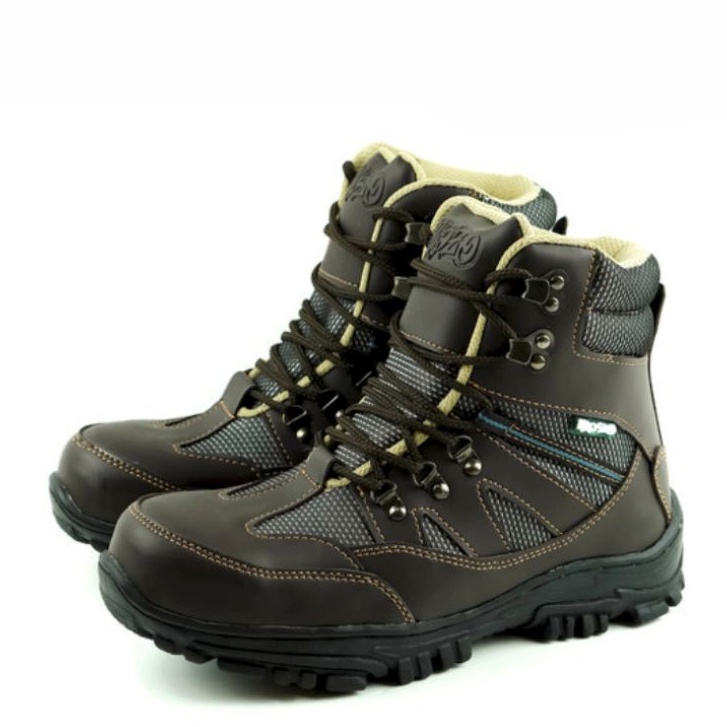 Jual Sepatu Safety Pria Boots Kulit Kerja Proyek Lapangan Riding ...