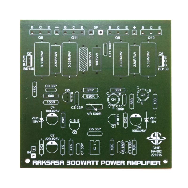 Jual PCB Raksasa 300W Mono Power Amplifier Saturn PA 002 | Shopee Indonesia