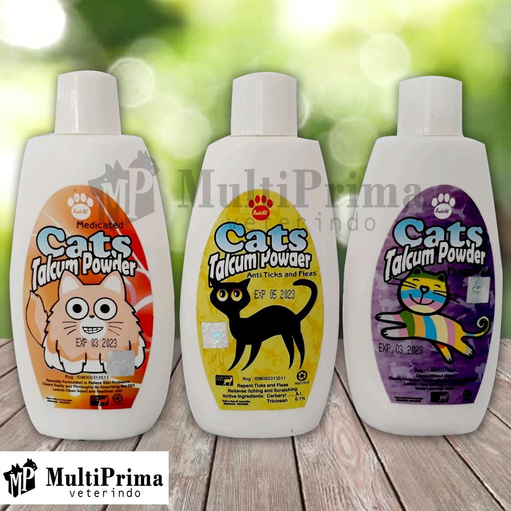 Jual CATS Talcum Powder Fragrance Raid All 100 Gr Bedak Kucing