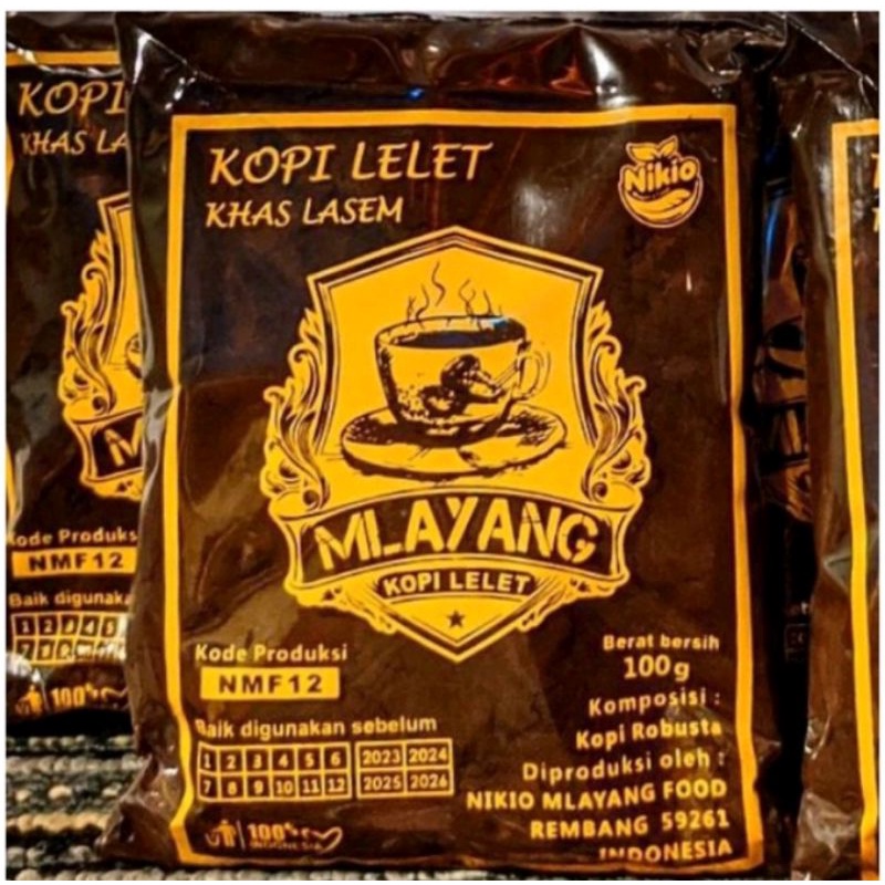 Jual Mlayang 200 Gram And 100 Gram Kopi Lelet Lasem Mlayang Original