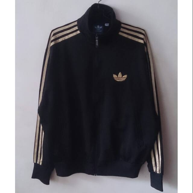 Adidas firebird gold best sale