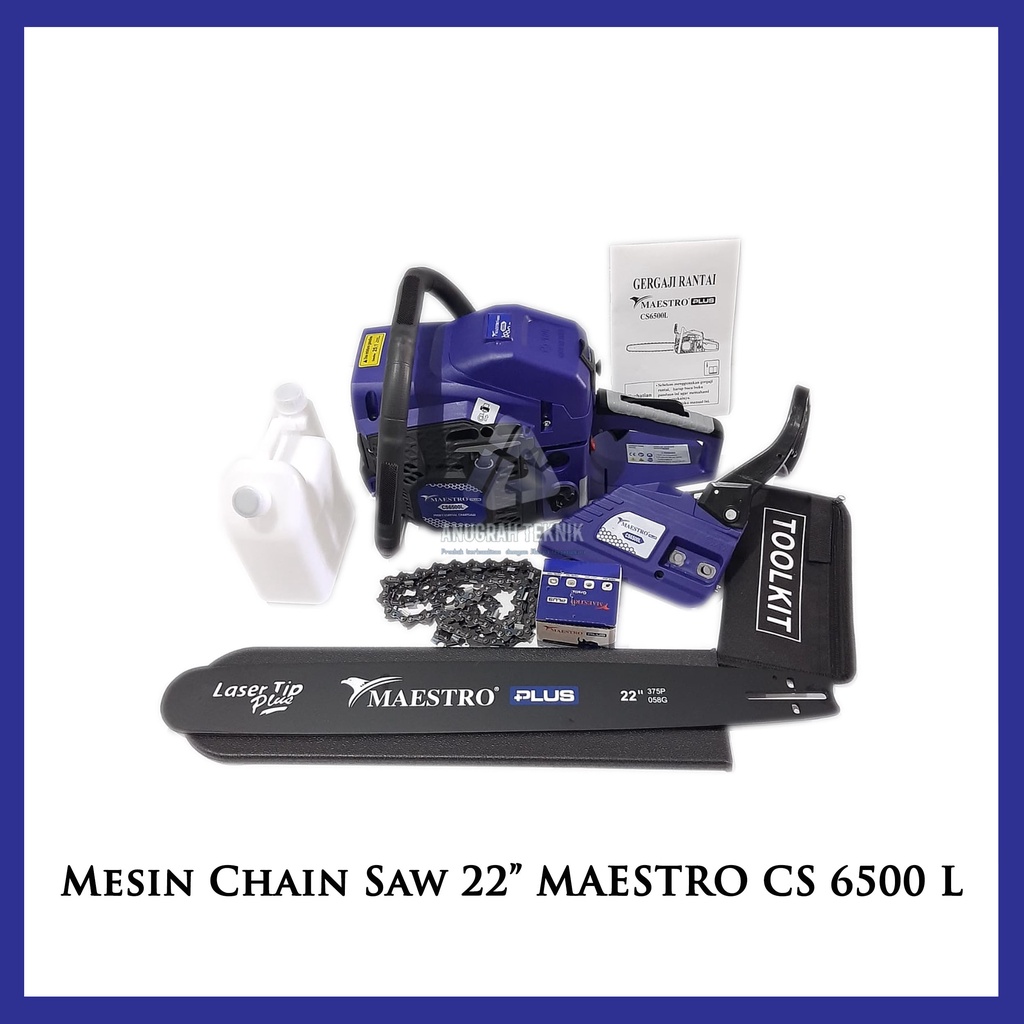 Jual MAESTRO Mesin ChainSaw Mesin Potong Kayu 22 Inch Chain saw ...
