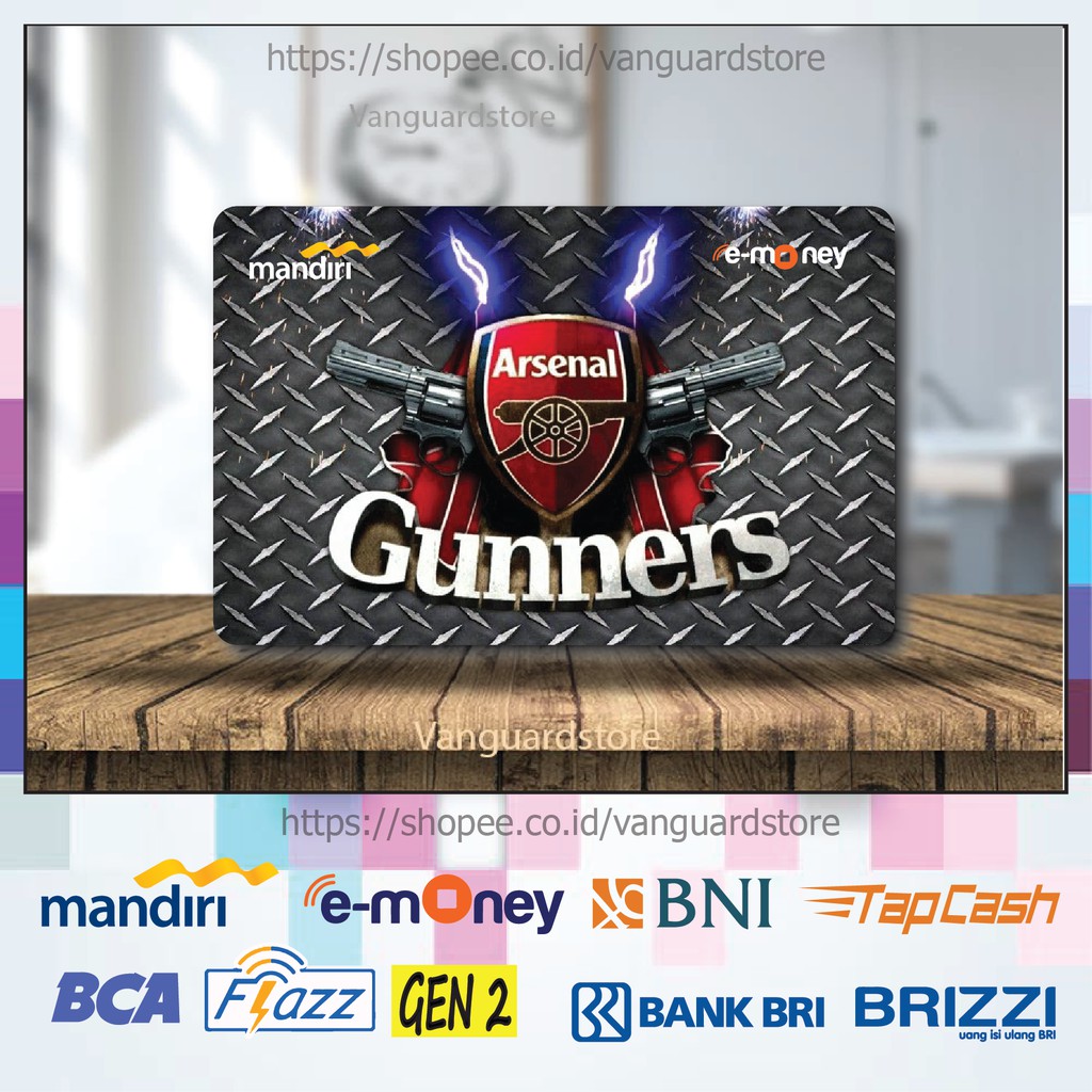 Jual Kartu E Money E Toll Arsenal Gunner Bola Emoney Mandiri Flazz