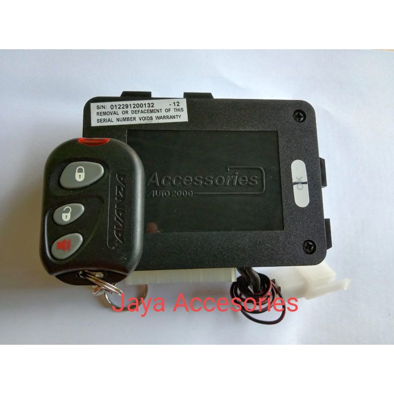 Jual Modul dan Remote alarm Original Avanza type E G dan S 2004-2011 ...