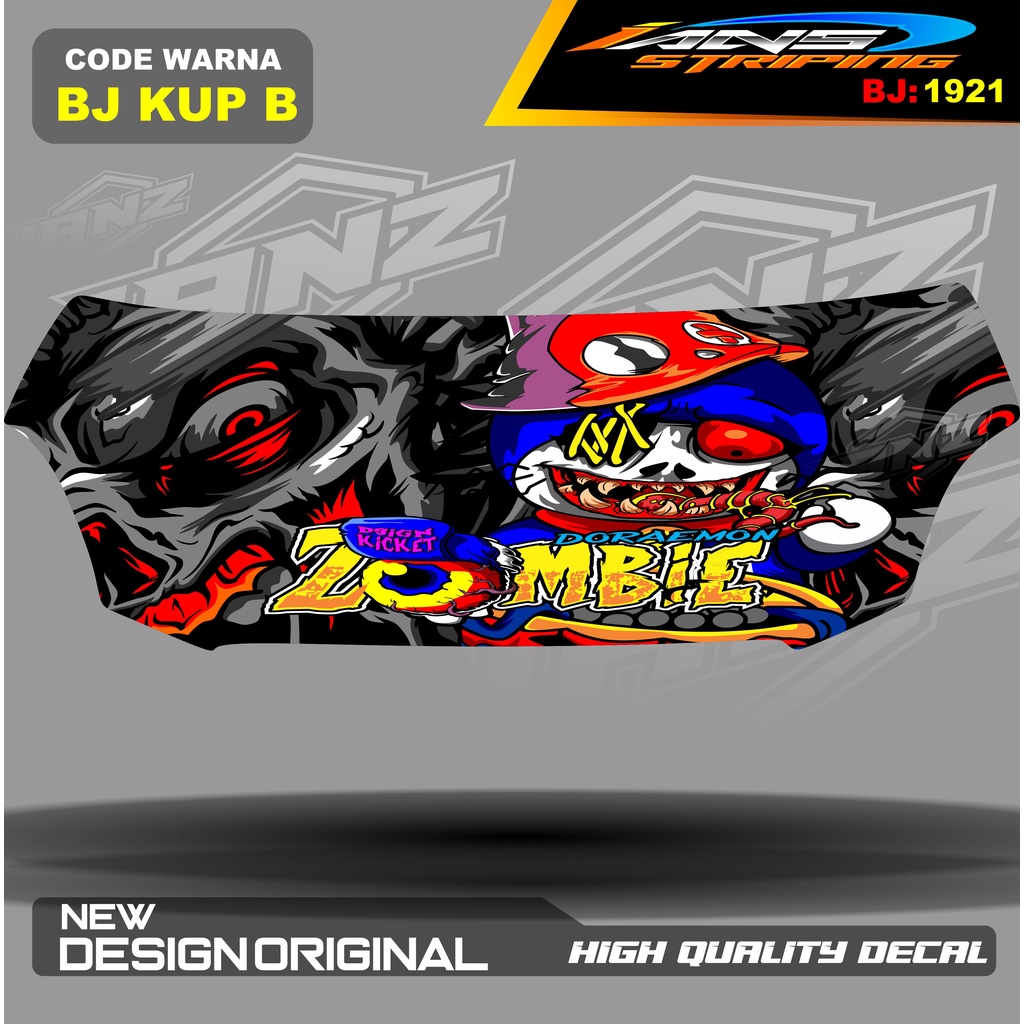 Jual DECAL STICKER KAP MOBIL AVANZA XENIA TERIOS / STIKER CUP DEPAN ...