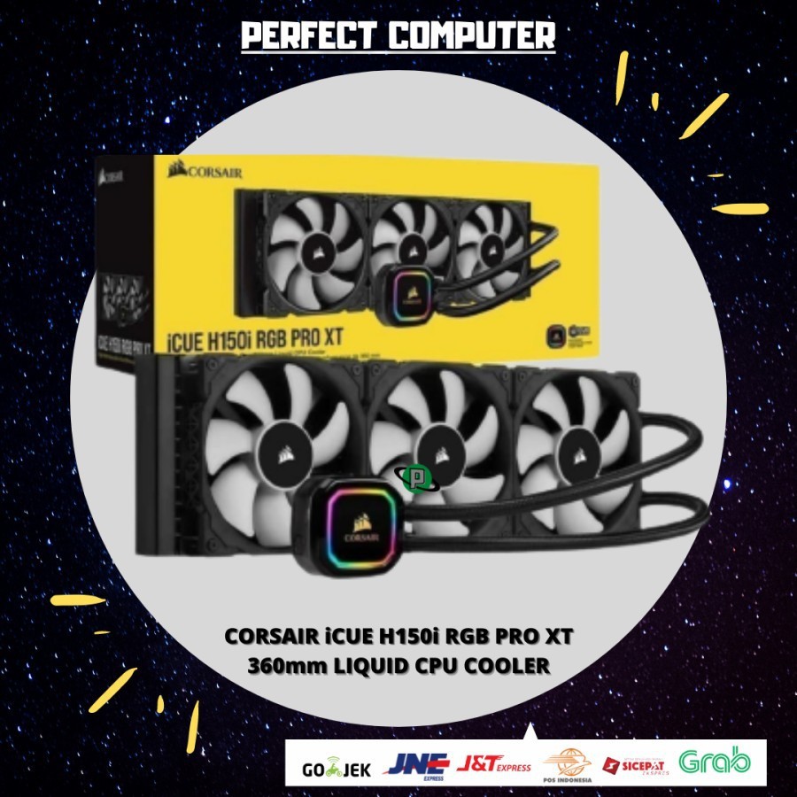 Jual CORSAIR ICUE H150i RGB PRO XT 360mm LIQUID CPU COOLER | Shopee ...