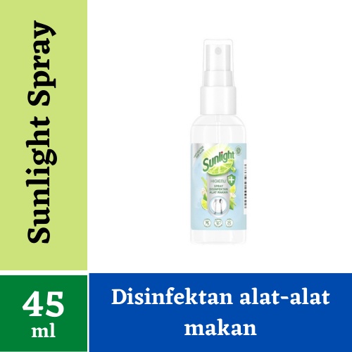 Jual sunlight spray disinfektan alat alat makan 45ml. | Shopee Indonesia