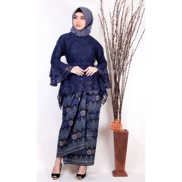 Jual Real Pict Set Kebaya Brukat Modern Rinjani Kebaya Murah Kebaya