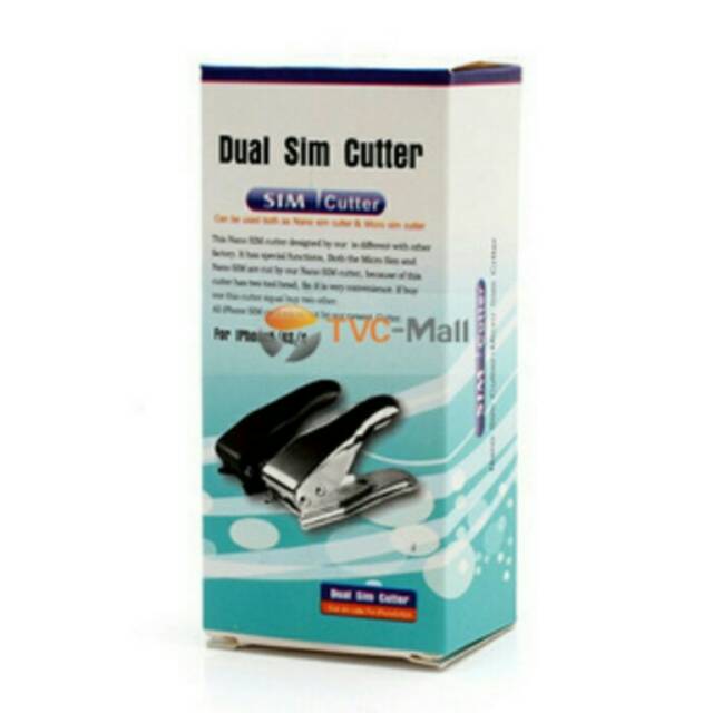 Jual Dual Sim Cutter Nano Sim & Micro Sim / Pemotong kartu sim | Shopee ...