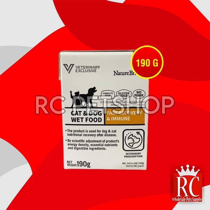 Jual Nature Bridge Cat Dog Wet Food Fast Recovery Immune 190 Gram ...