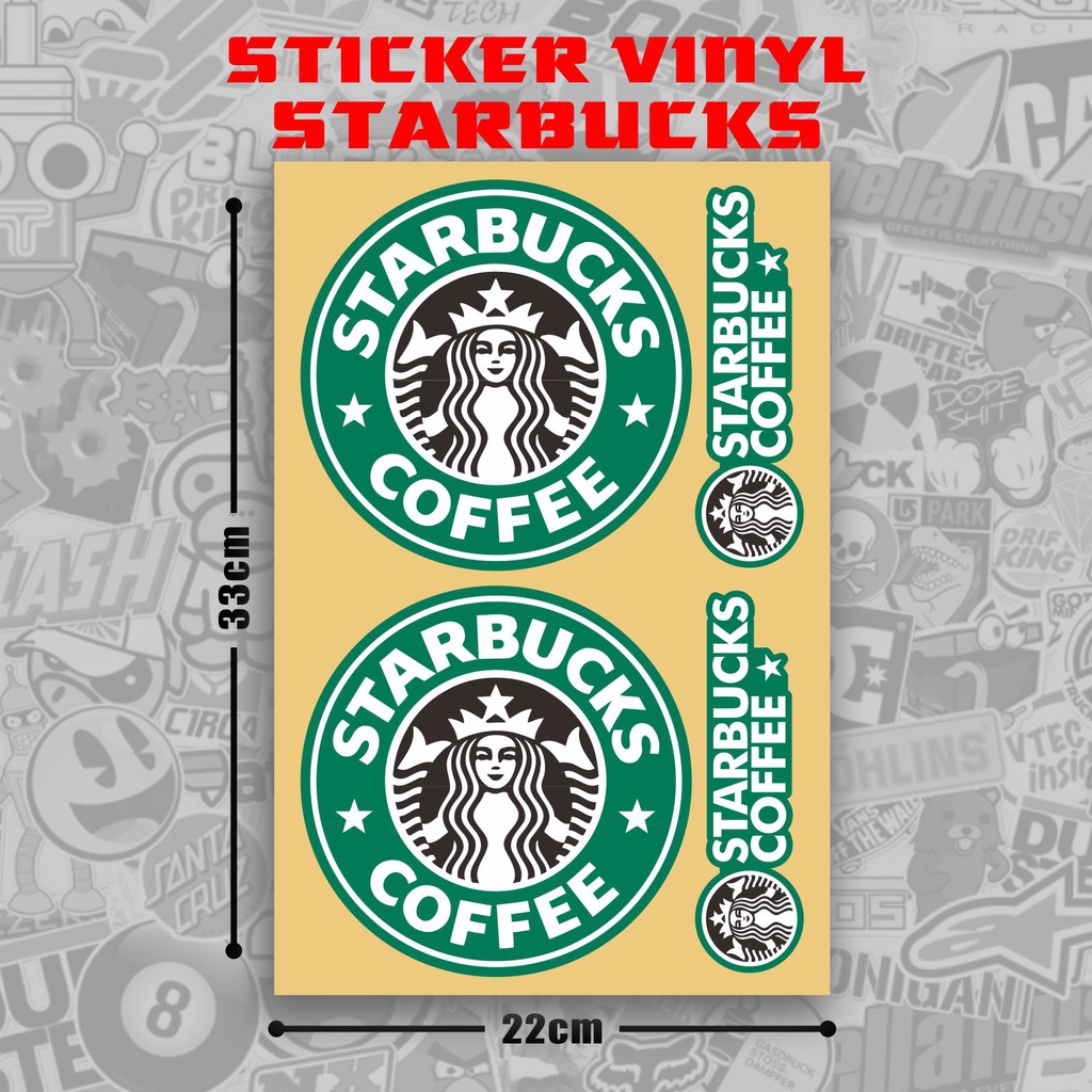 Jual STICKER PACK LOGO EMBLEM STARBUCKS | Shopee Indonesia