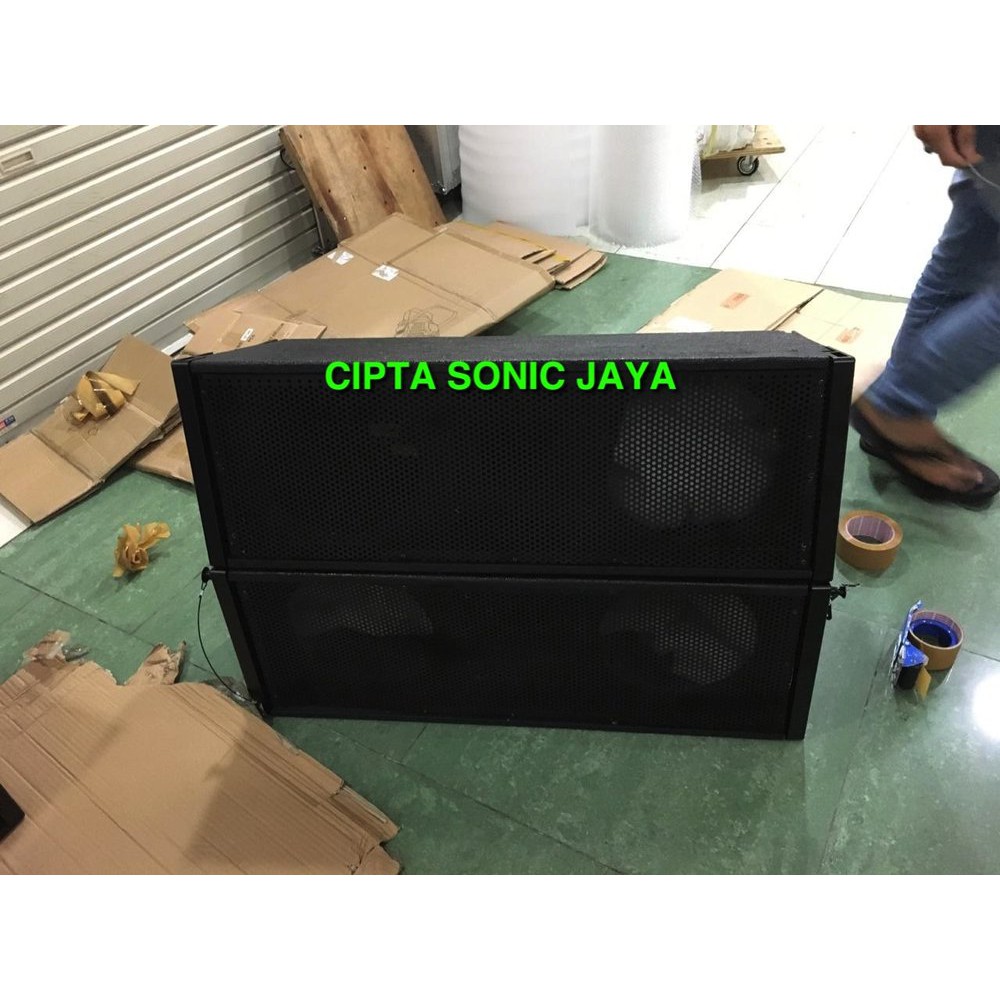Jual Box Speaker Line Array 10 Inch Tekstur Jeruk Lengkap Braket Import