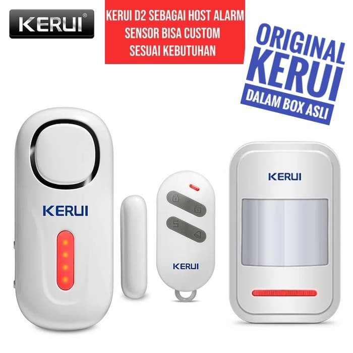 Jual KERUI D2 Alarm Pintu Dan Jendela Dengan Remote Sensor Gerak ...