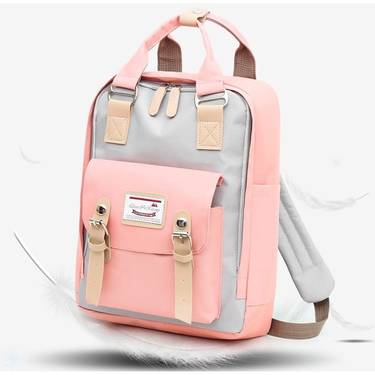 Jual TAS WANITA RANSEL BESAR PINK TA359P3 LINEA BACKPACK PUNGGUNG ...