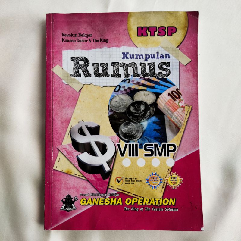 Jual Buku Kumpulan Rumus 8 Smp Bimbel Ganesha Operation Go Shopee