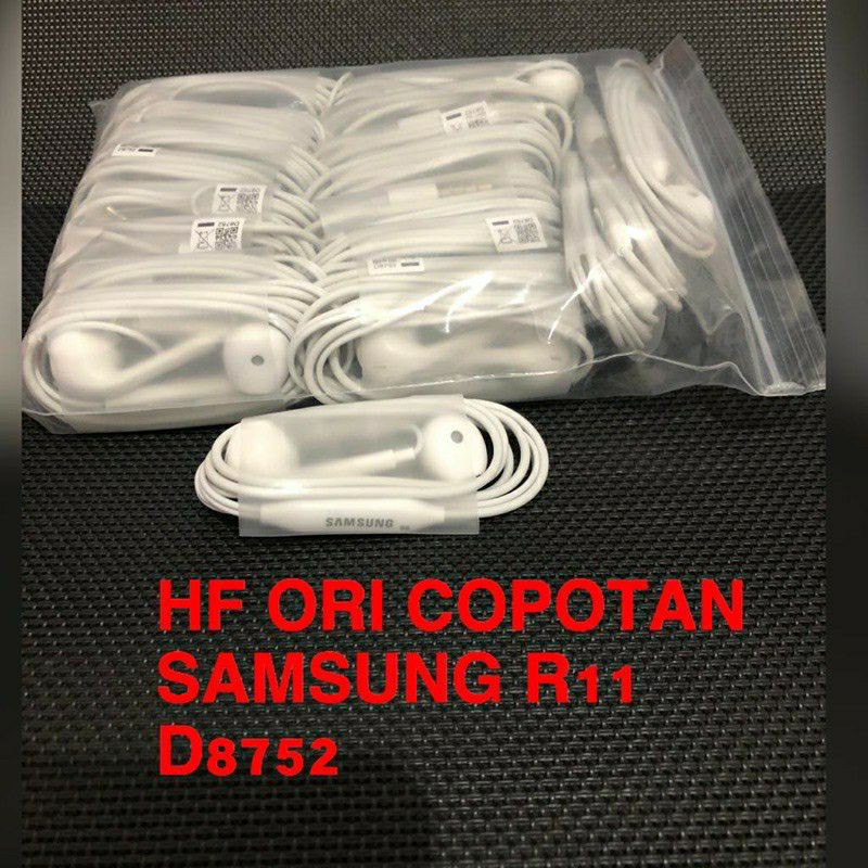 Jual HEADSET ORIGINAL R11 COPOTAN BRANDED SAMSUNG | Shopee Indonesia