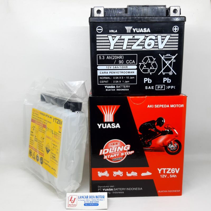 Jual Aki Motor Vario 125 150 Idle Start Stop Satria FU 150 CBR 150R
