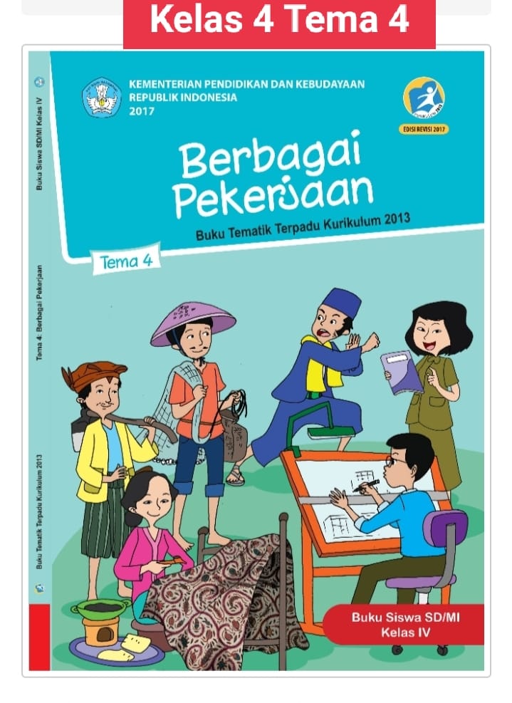 Jual Buku Tematik Kelas 4 Tema 4 Berbagai Pekerjaan Revisi 2017 ...