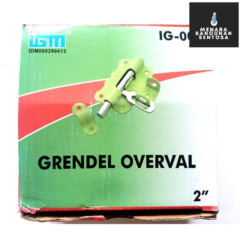 Jual Grendel Overval IGM 2 Inch Tebal - Gerendel Overpal Selot Pintu ...