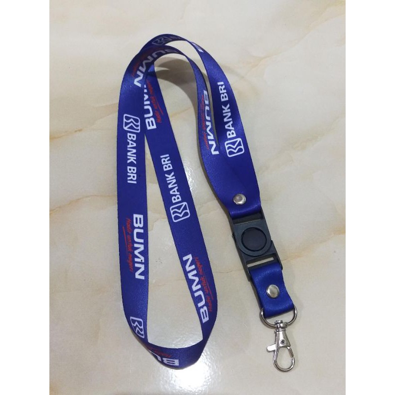 Jual Tali Id Card Bri Lanyard Printing Shopee Indonesia 1817