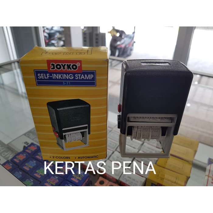 Jual Stempel Tanggal Cap Lunas Date Stamp Joyko S 71 Shopee Indonesia