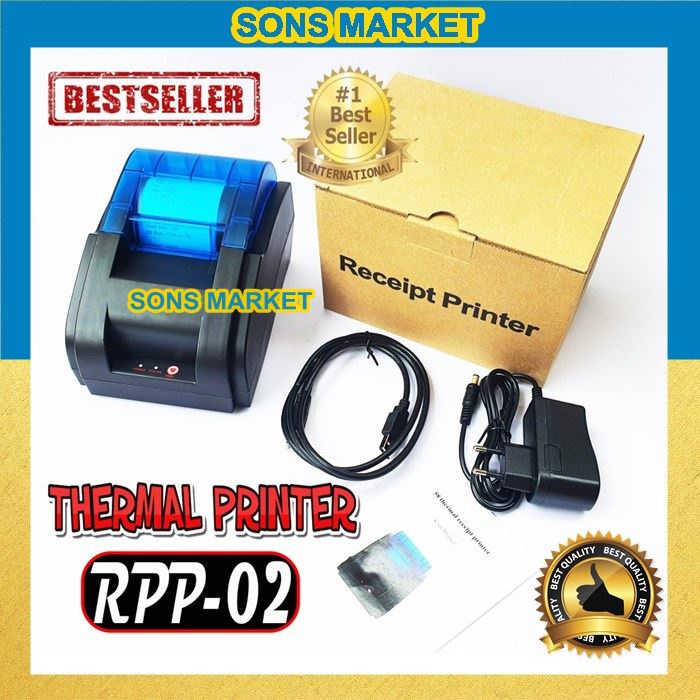 Jual Mini Thermal Printer Bluetooth SMARTCOM EP-RPP02 58mm Support ...