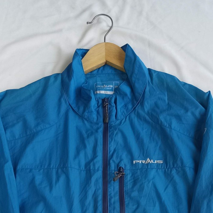 Jual SPORT LIGHT JACKET PRIA BIRU CERULEAN BRAND PRAUS ADVENTURE BIG