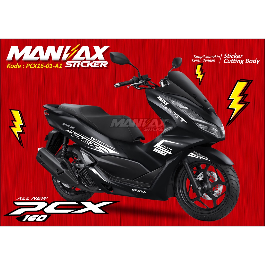 Jual Striping Cutting Sticker Honda Pcx 160 2021 Sticker Cutting All