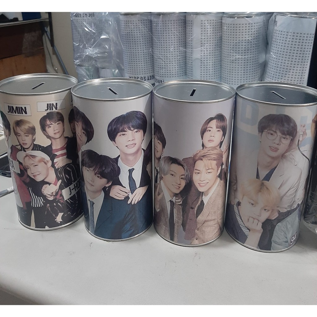 Jual Celengan BTS Korea Kpop/ celengan target motif bts member | Shopee ...