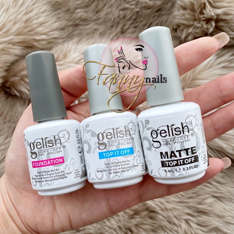 Jual GELISH HARMONY 15ml ORIGINAL top coat base coat structure gel PH
