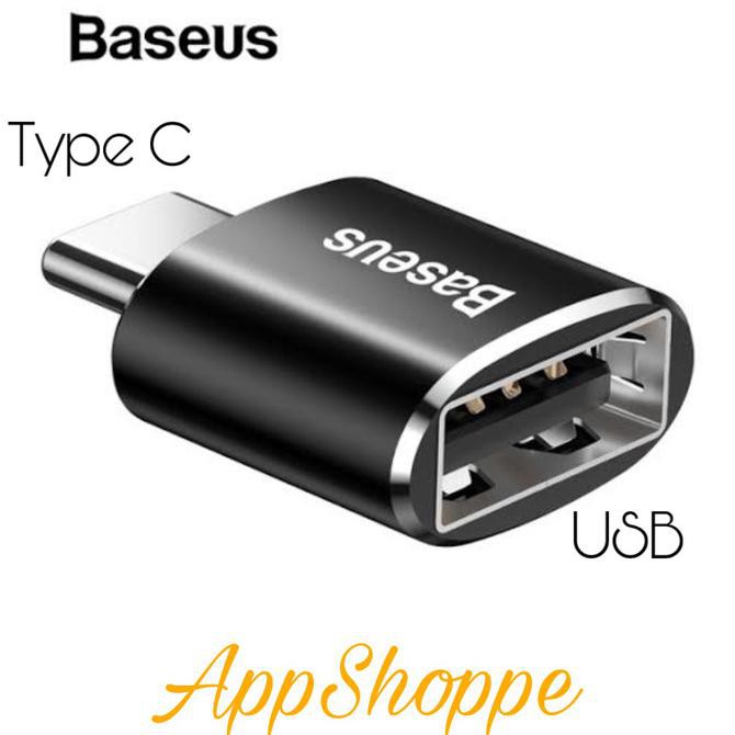 Jual Baseus Adapter Converter Mini Usb Female To Type-C Male Original ...