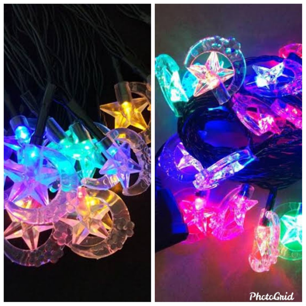 Jual LAMPU HIAS BULAN BINTANG LAMPU NATAL BULAN BINTANG TUMBLR | Shopee