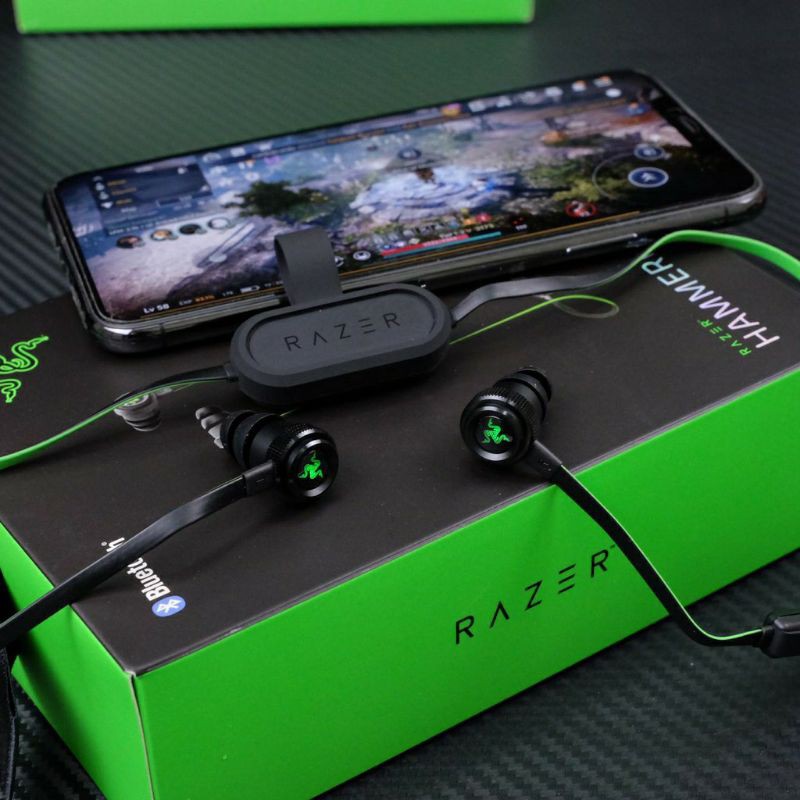 Jual Razer HammerHead Bluetooth Gaming Earphone Second Bekas | Shopee ...