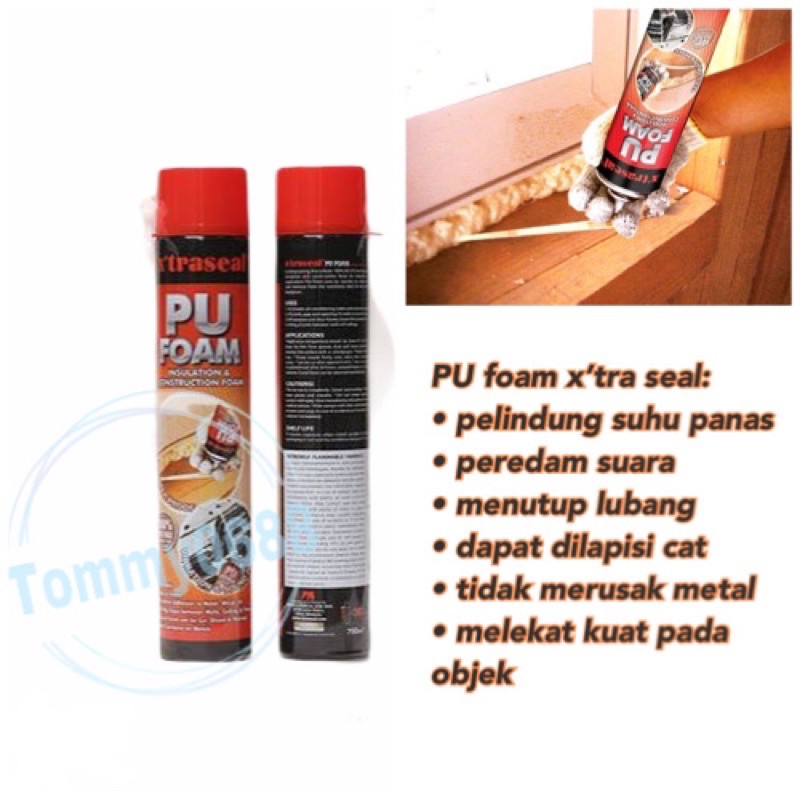 Jual PU FOAM XTRASEAL SEMPROTAN BUSA PEREDAM PANAS PEREDAM SUARA PU ...