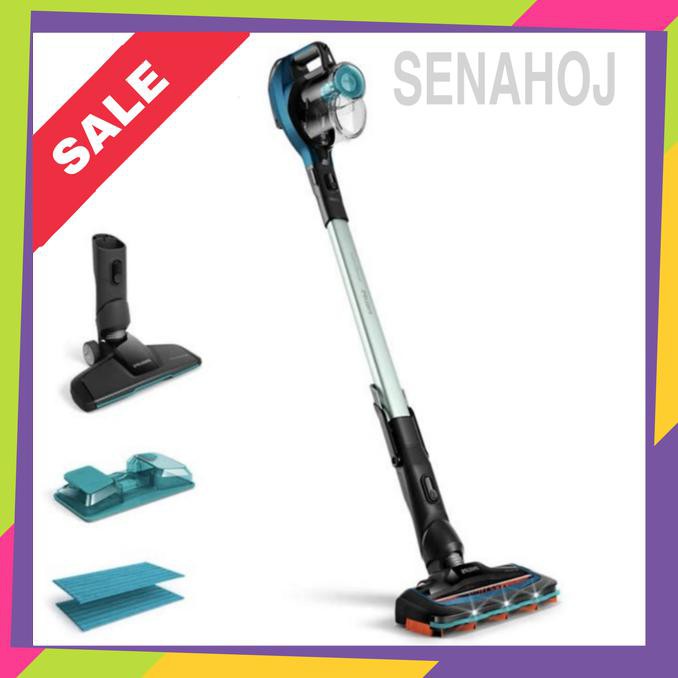 Jual PHILIPS FC6728 SpeedPro Aqua Cordless Stick Vacuum Cleaner - Black ...
