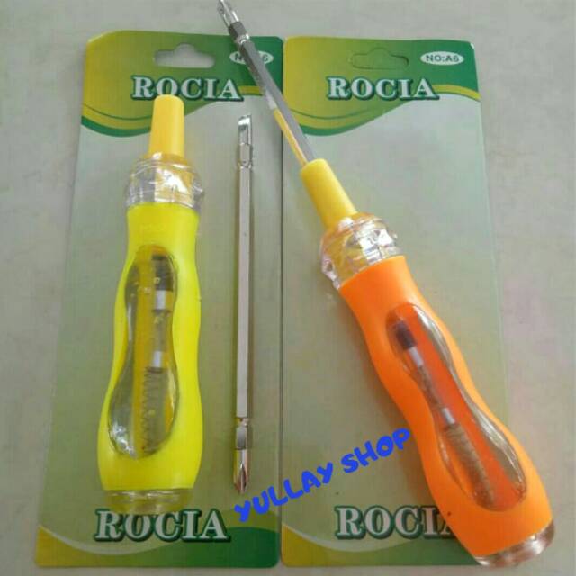Jual Obeng Tespen Bulak-Balik ROCIA Murah | Shopee Indonesia