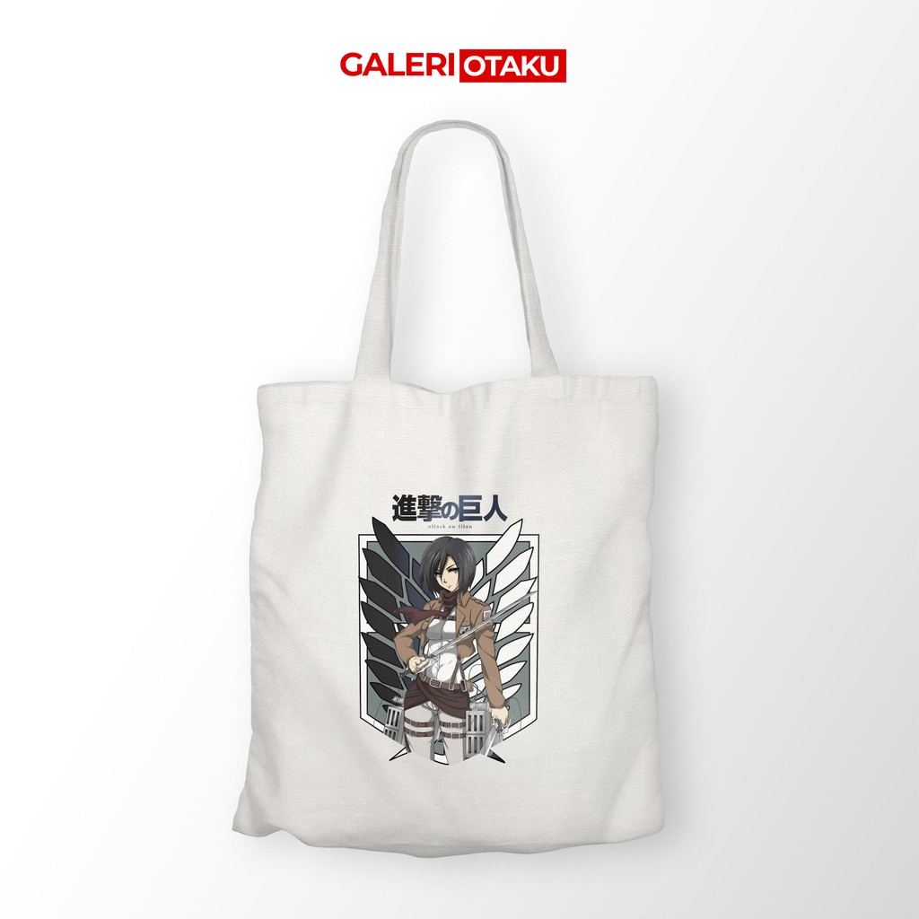 Jual Galeri Otaku - Totebag Anime Attack On Titan Mikasa Sublime ...