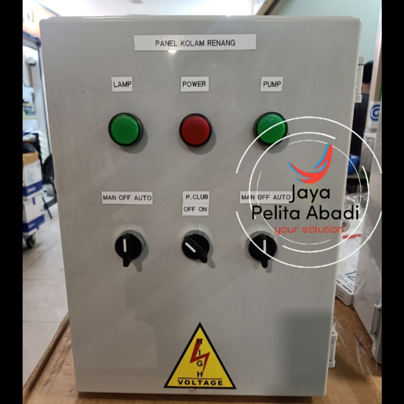 Jual Panel pompa / kolam renang 10a box plat besi | Shopee Indonesia