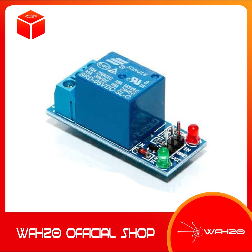 Jual Relay Driver 1 Channel Active Low Modul Relay 5V 250VAC / 30VDC ...