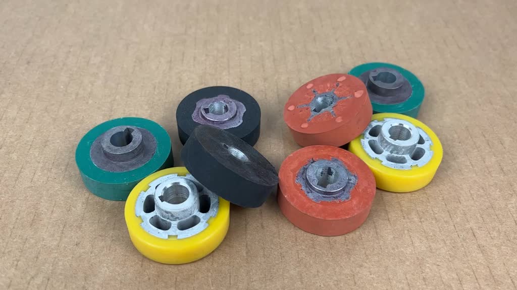 Jual Rubber Silicon Wheel Roda Roll Karet Mesin Continous Band Sealer ...