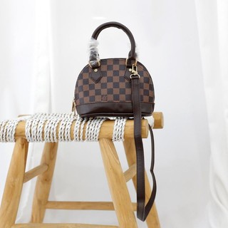 TAS IMPORT SLEMPANG LV ALMA DAMIER MINI FREE BOX & PAPERBAG - Putih di Dc  Coll | Tokopedia