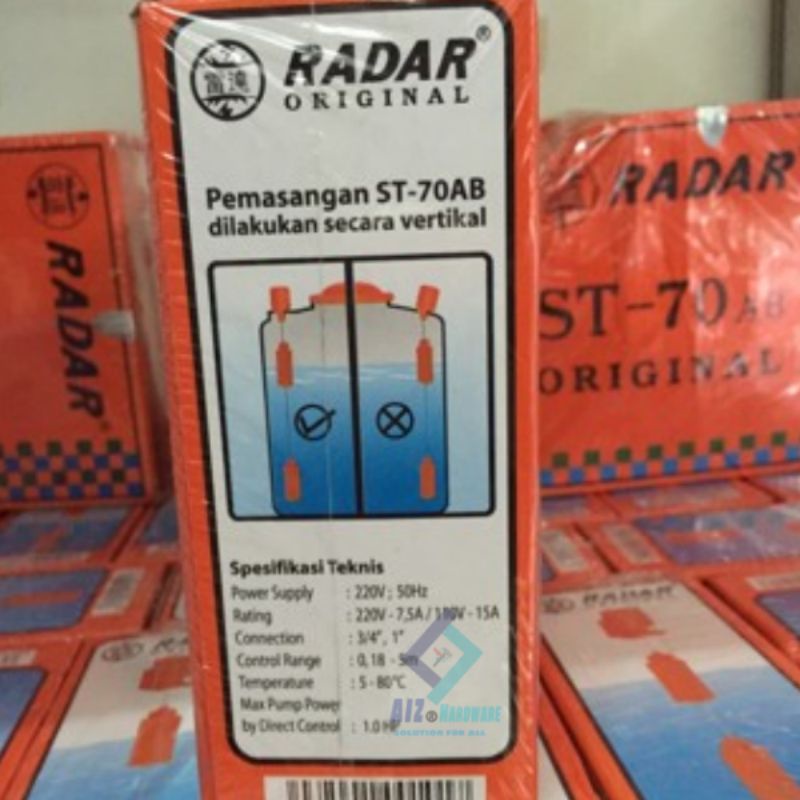 Jual Pelampung Air Otomatis Tandon Toren Radar ST-70 AB Orange JP ...