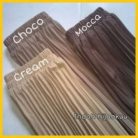 Rok Plisket Bahan Hyget Premium Tebal Cutting Mayung Lebar Panjang Harga Grosir